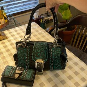 Montana West Concealed Carry Purse with wallet